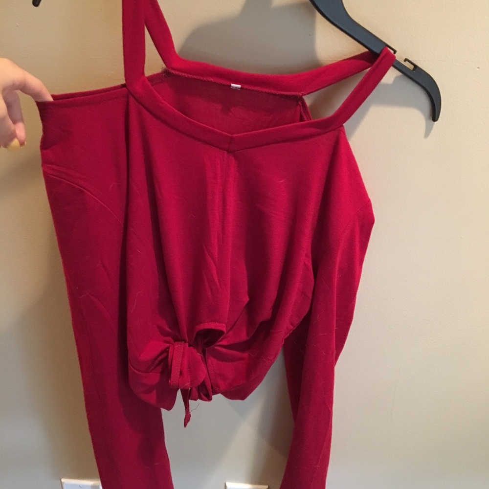 Long Sleeve Tie Up Shirt